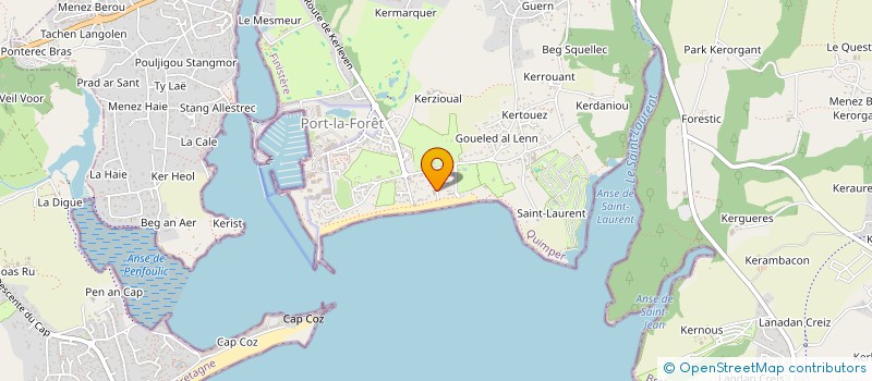 localisation de l'entreprise LOLAFF  LA FORET-FOUESNANT