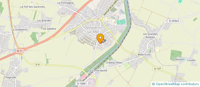 localisation de l'entreprise LOLAN  DOMPIERRE-SUR-MER