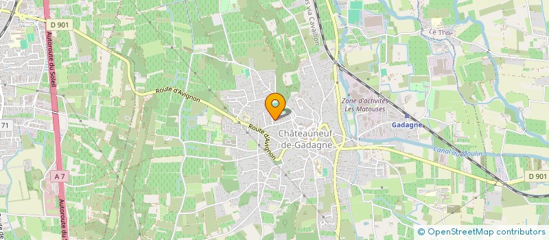 localisation de l'entreprise LOLAN  CHATEAUNEUF-DE-GADAGNE