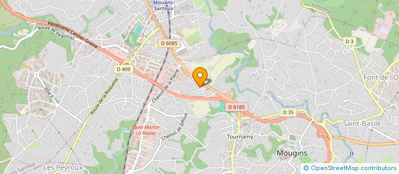 localisation de l'entreprise LOLANGIE à MOUGINS