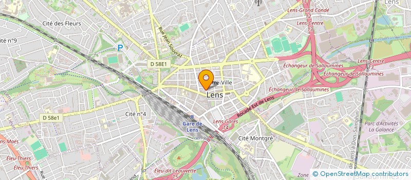 localisation de l'entreprise LOLANIS à LENS