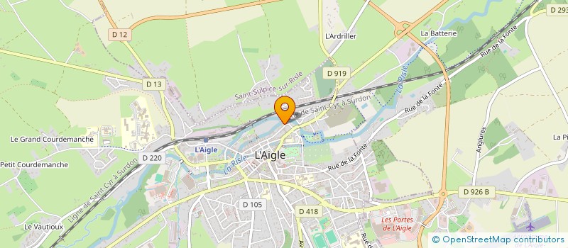 localisation de l'entreprise LOLARTHUR à L'AIGLE
