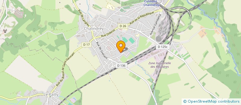 localisation de l'entreprise LOLE à CHALINDREY