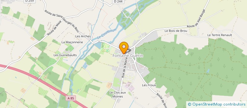 localisation de l'entreprise LOLE à BRISSAC LOIRE AUBANCE