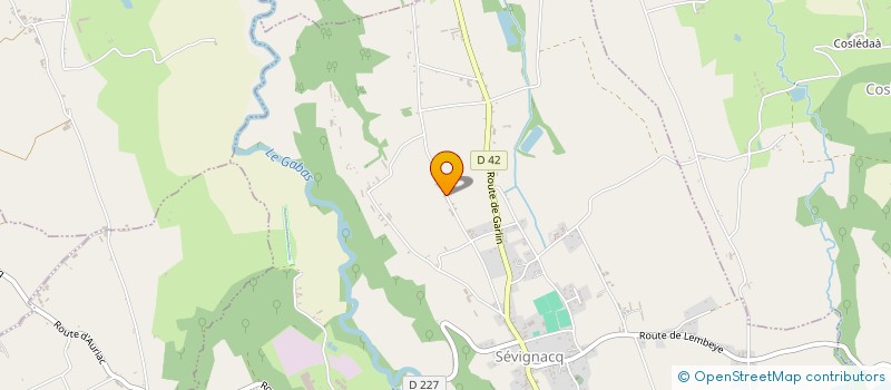 localisation de l'entreprise LOLEA  SEVIGNACQ