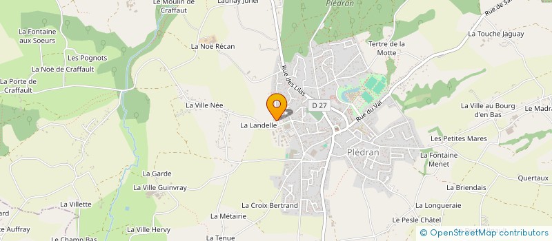 localisation de l'entreprise LOLEMI  PLEDRAN