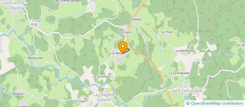 localisation de l'entreprise LOLENTIN à LA CHAPELLE-TAILLEFERT