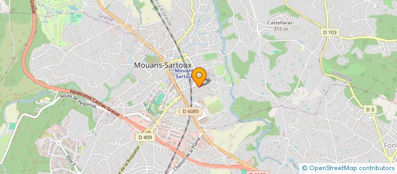 localisation de l'entreprise LOLEX à MOUANS-SARTOUX