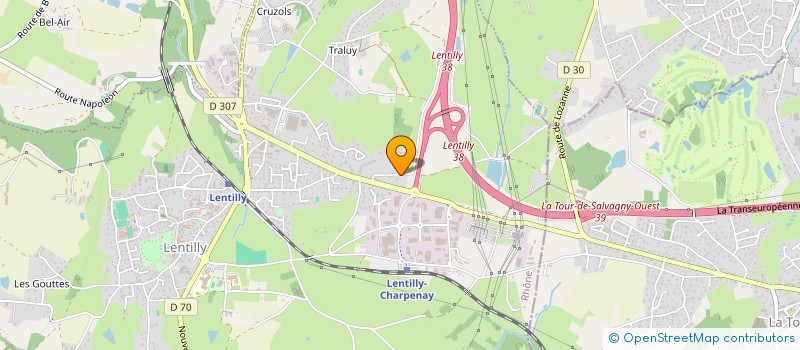 localisation de l'entreprise LOLI  LENTILLY