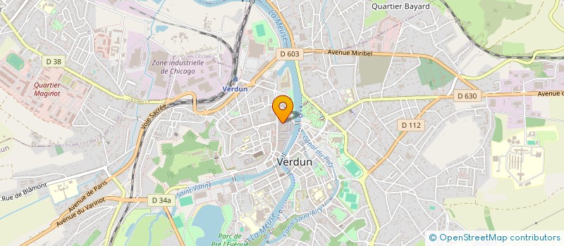 localisation de l'entreprise LOLIA à VERDUN