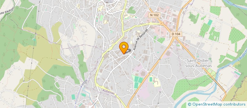 localisation de l'entreprise LOLIGIAN à AUBENAS