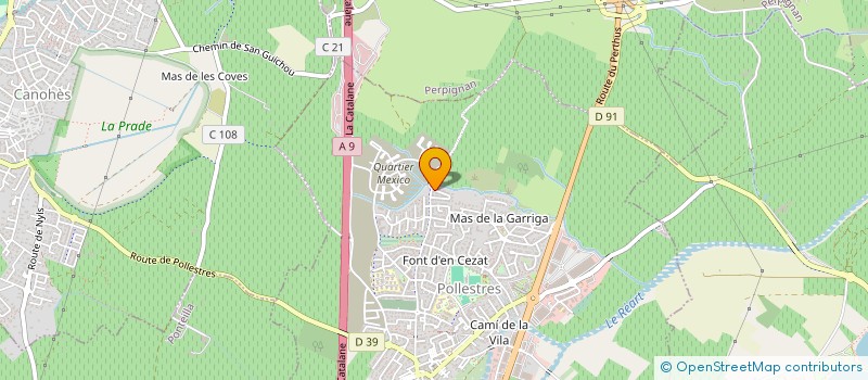 localisation de l'entreprise LOLIMAR  POLLESTRES