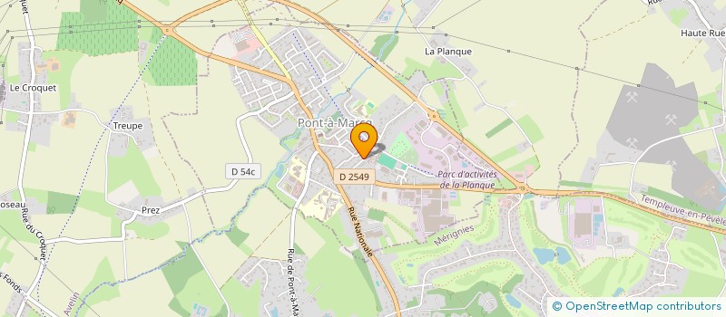 localisation de l'entreprise LOLINA PAM  PONT-A-MARCQ