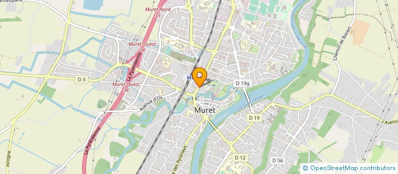 localisation de l'entreprise LOLINES  MURET