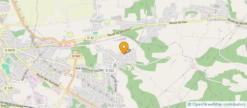 localisation de l'entreprise LOLIS  NARROSSE