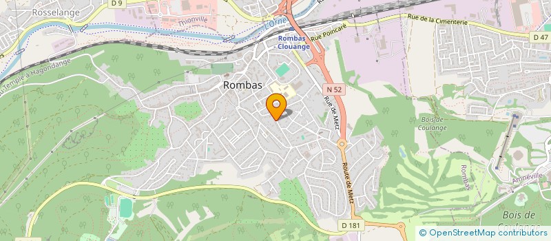 localisation de l'entreprise LOLISA  ROMBAS