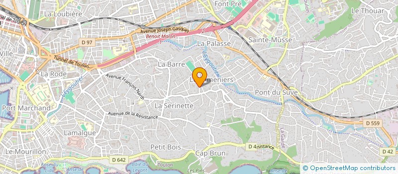 localisation de l'entreprise LOLITA  TOULON