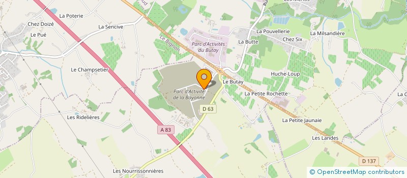 localisation de l'entreprise LOLITO DECO à MONTBERT