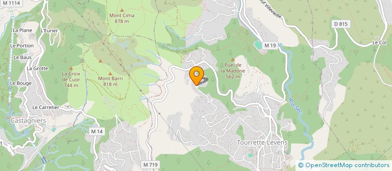 localisation de l'entreprise LOLIV  TOURRETTE-LEVENS