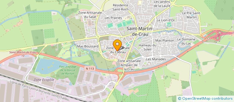 localisation de l'entreprise LOLIVIER à SAINT-MARTIN-DE-CRAU