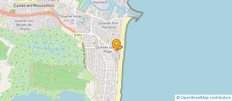 localisation de l'entreprise LOLLI  CANET EN ROUSSILLON