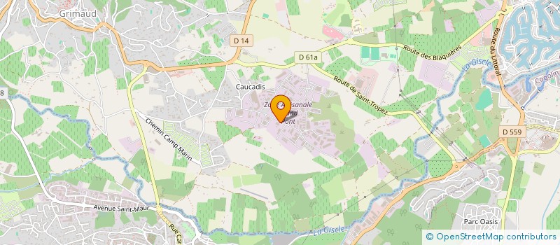 localisation de l'entreprise LOLLIPOP à GRIMAUD
