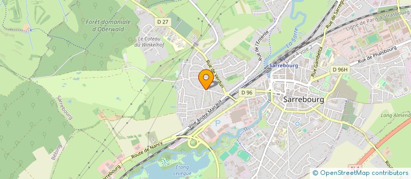 localisation de l'entreprise LOLLIPOP à SARREBOURG
