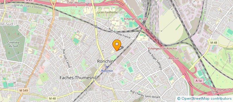 localisation de l'entreprise LOLLIPOP DESIGN  RONCHIN