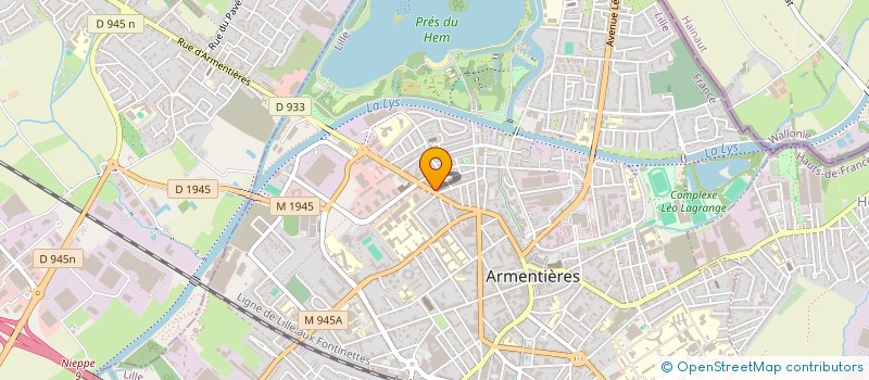 localisation de l'entreprise LOLLO ROSSA à ARMENTIERES