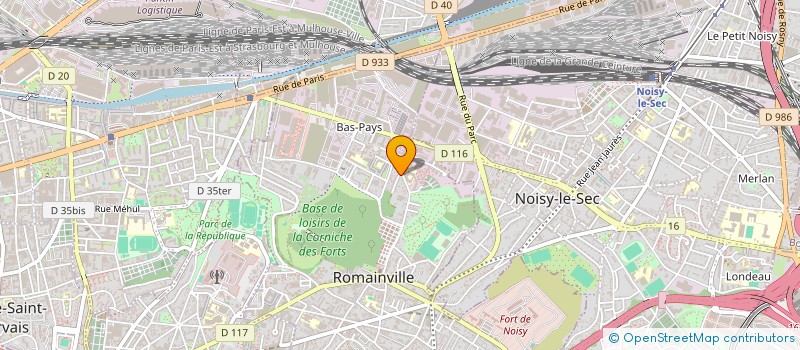 localisation de l'entreprise LOLLYPOP à ROMAINVILLE