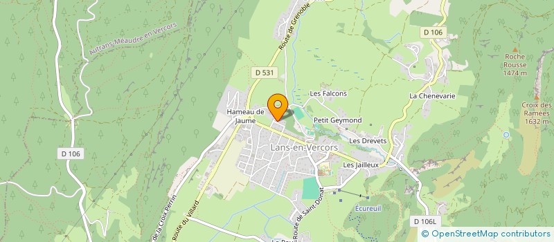 localisation de l'entreprise LOLLYPOP  LANS-EN-VERCORS