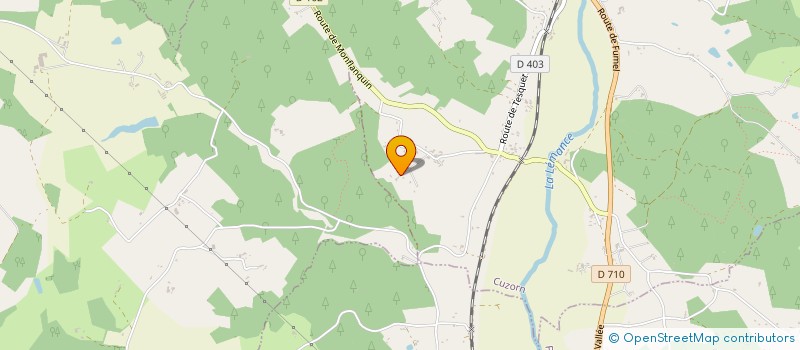 localisation de l'entreprise LOLMEDE  CUZORN