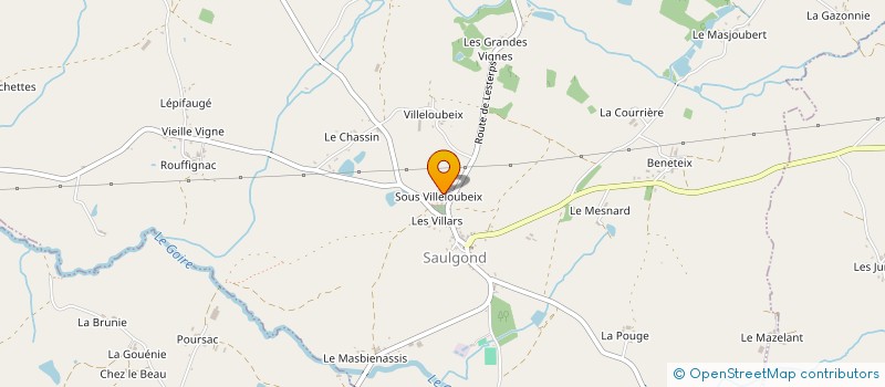 localisation de l'entreprise LOLO ANIM' à SAULGOND