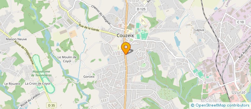 localisation de l'entreprise LOLO RENOV à COUZEIX