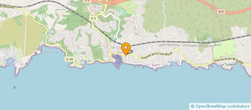 localisation de l'entreprise LOLO'S  SAUSSET-LES-PINS