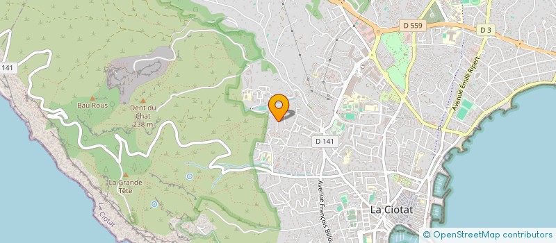 localisation de l'entreprise LOLOCHRIS  LA CIOTAT