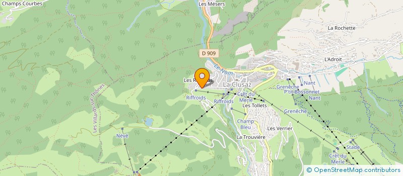 localisation de l'entreprise LOLOFAVRECOM à LA CLUSAZ