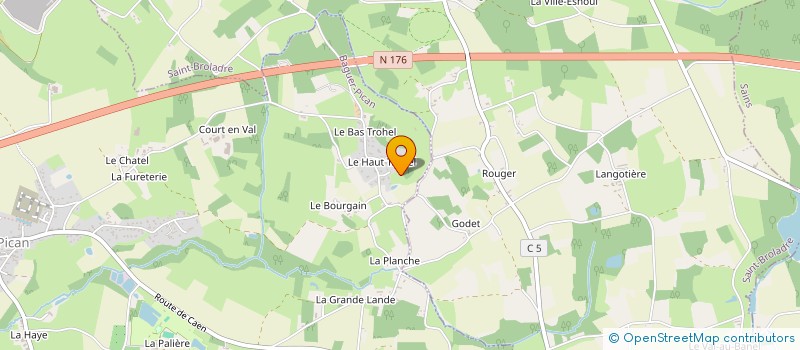 localisation de l'entreprise LOLONOWA  BAGUER-PICAN