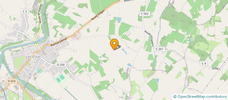 localisation de l'entreprise LOLU  LAVARDAC