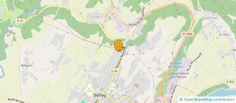 localisation de l'entreprise LOLY  BELLEY