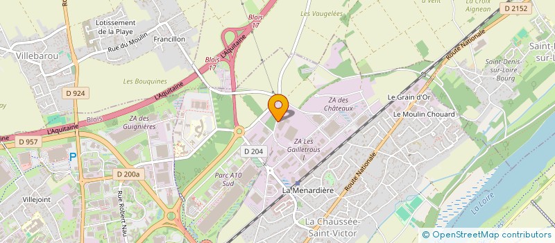 localisation de l'entreprise LOLY STREET  LA CHAUSSEE-SAINT-VICTOR