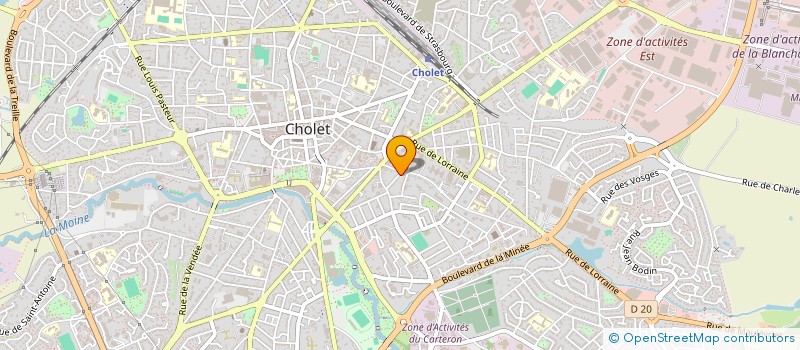 localisation de l'entreprise LOMA à CHOLET