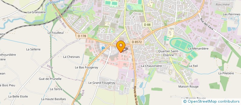 localisation de l'entreprise LOMA à VITRE