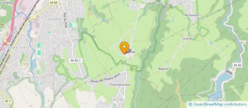 localisation de l'entreprise LOMA ARCHITECTURE STUDIO  RIVE-DE-GIER