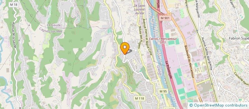 localisation de l'entreprise LOMA FRANCE TRANSPORTS à SAINT-LAURENT-DU-VAR