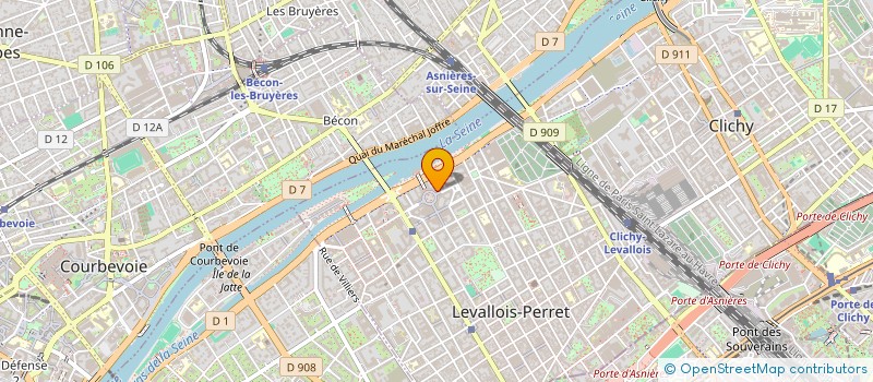 localisation de l'entreprise LOMA GROUPE à LEVALLOIS-PERRET