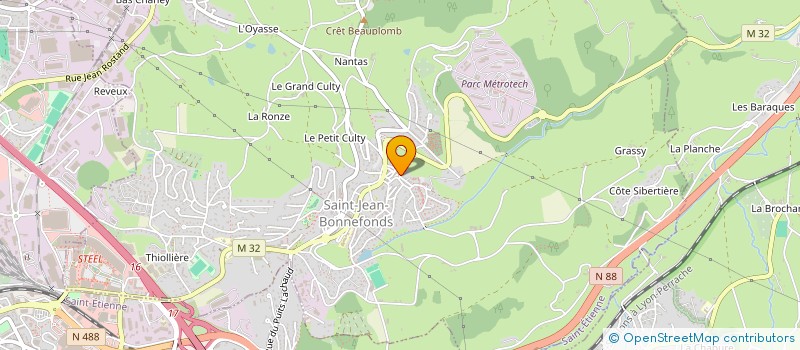 localisation de l'entreprise LOMA SPORT  SAINT-JEAN-BONNEFONDS