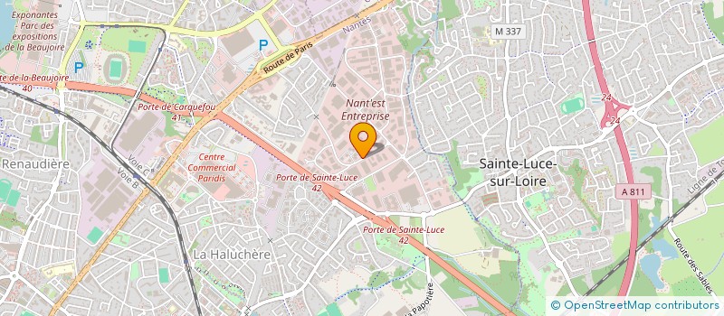 localisation de l'entreprise LOMA SYSTEMS  SAINTE-LUCE-SUR-LOIRE