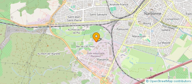 localisation de l'entreprise LOMABAT à NARBONNE