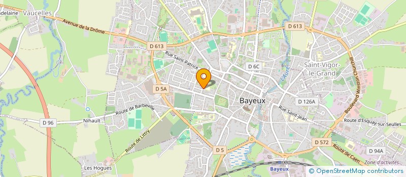 localisation de l'entreprise LOMACLE  BAYEUX